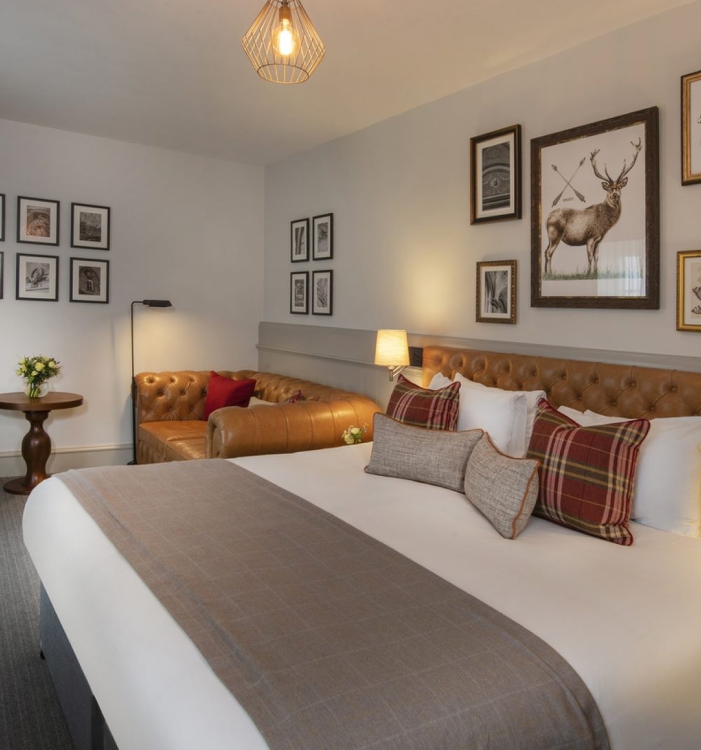 Guest bedroom at De Vere Beaumont Estate